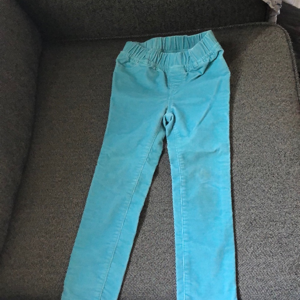 Baby GAP, Aqua elastic waist corduroy pants. Size4